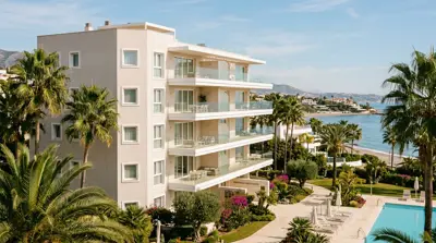 Balkon mit Meerblick